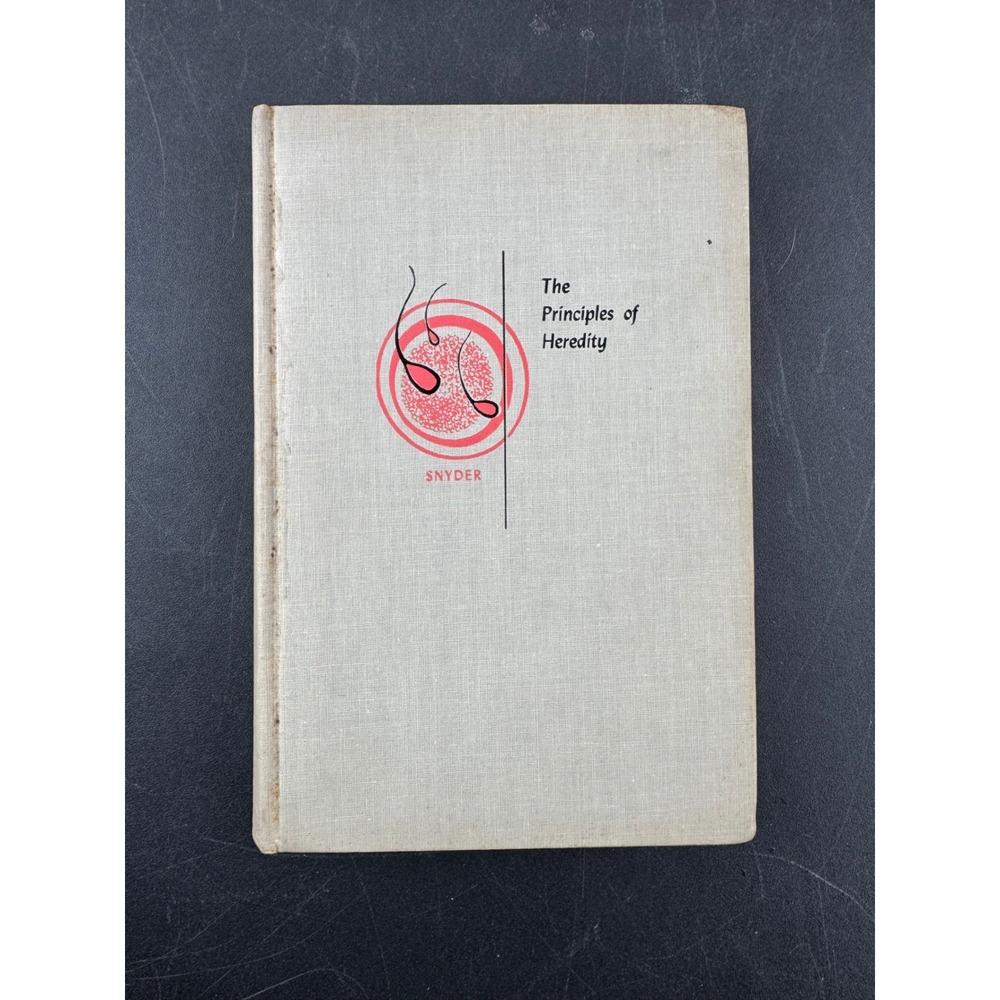The Principles of Heredity Laurence H Snyder 1951‎ 4th Edition Hardcover Book